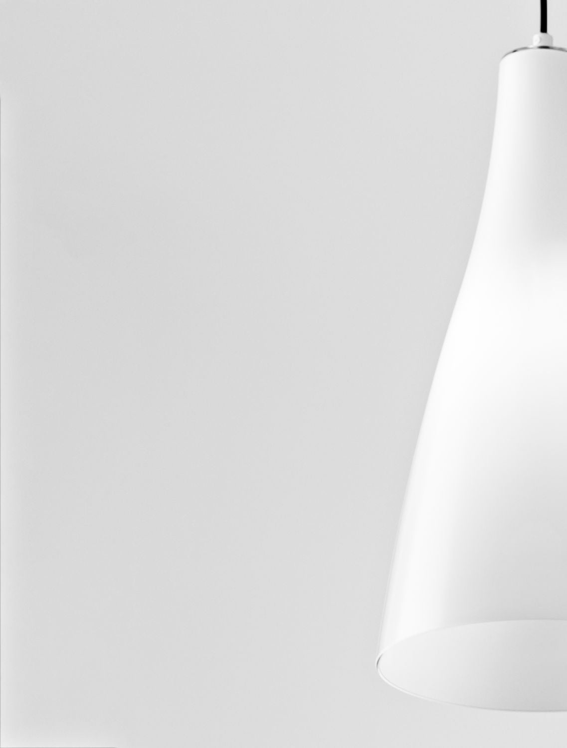 Suspension Livtar blanche, verre