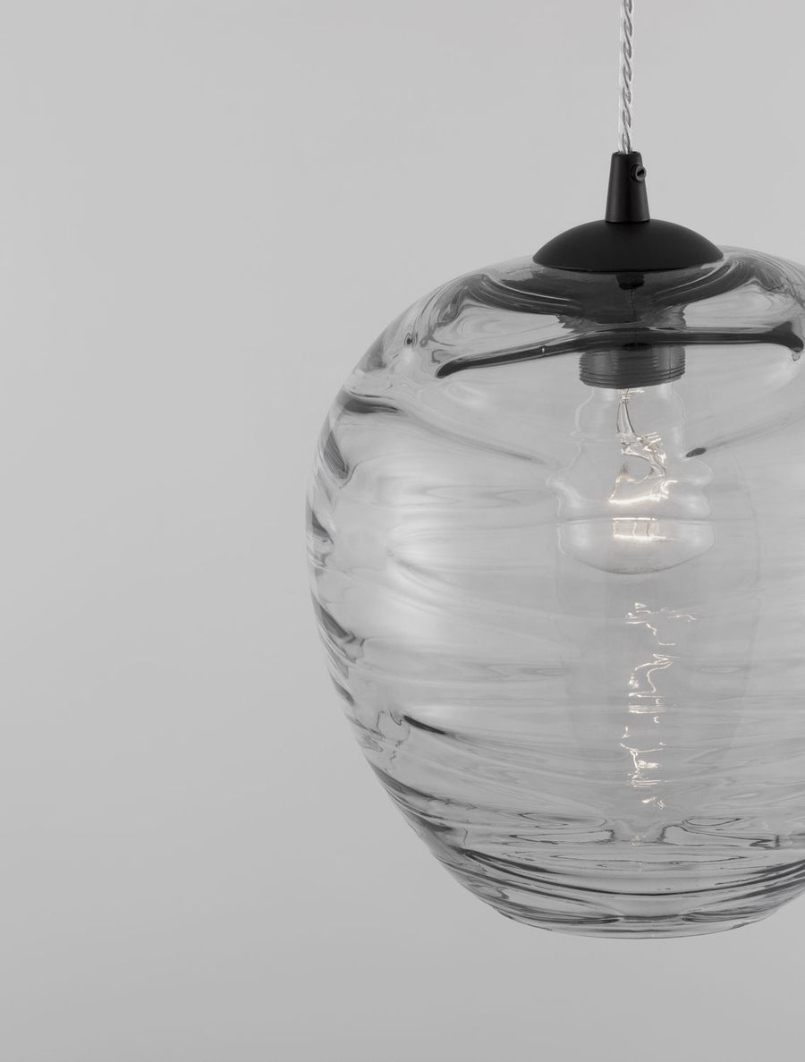Suspension Evleen noire, verre (9009258)