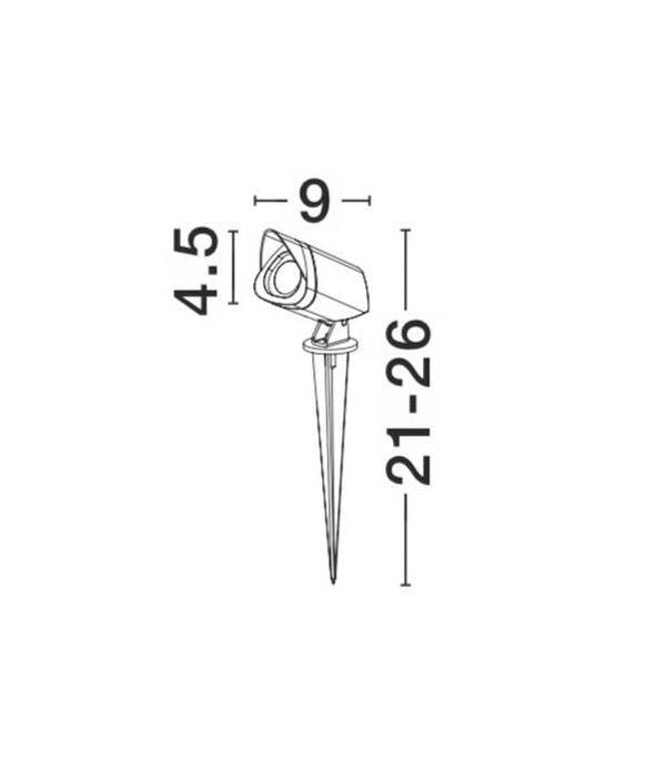 Luminaire extérieur | Inside H 21 cm