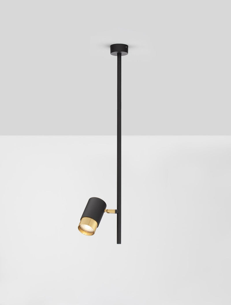 Suspension Pongo noire, H 62,2 cm