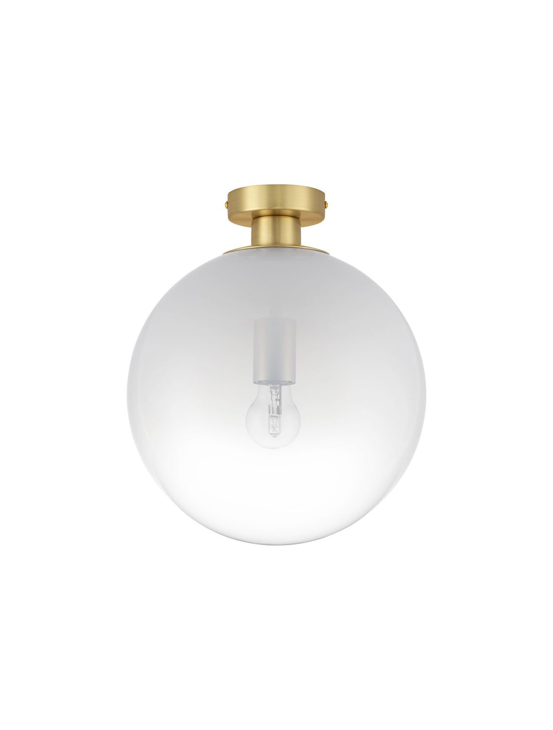Plafonnier Vita doré, verre, H 35,5 cm