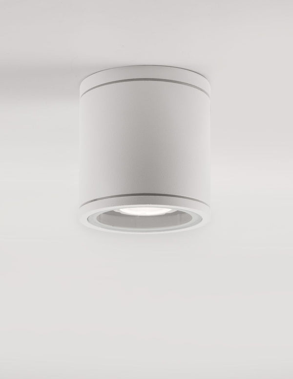 Plafonnier extérieur Cerise blanc, H 9 cm (9040061)