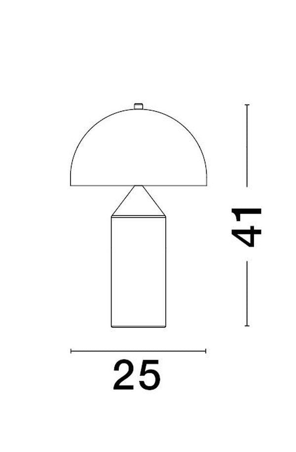Lampe à poser Bolt dorée
