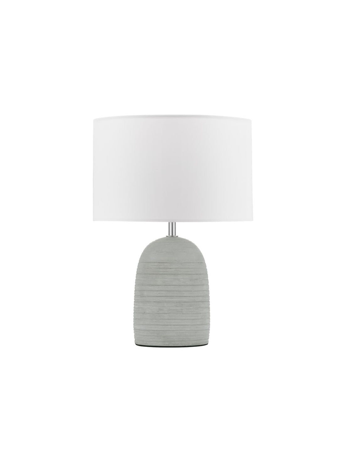 Lampe à poser Chempo grise, tissu