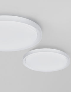 Plafonnier Troy blanc, Ø 56 cm