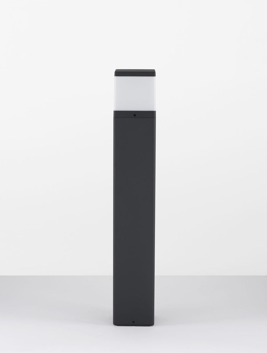 Borne extérieure Ferron grise, H 80 cm