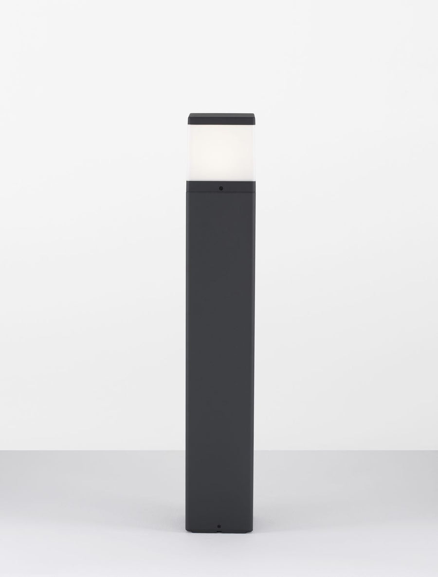 Borne extérieure Ferron grise, H 80 cm