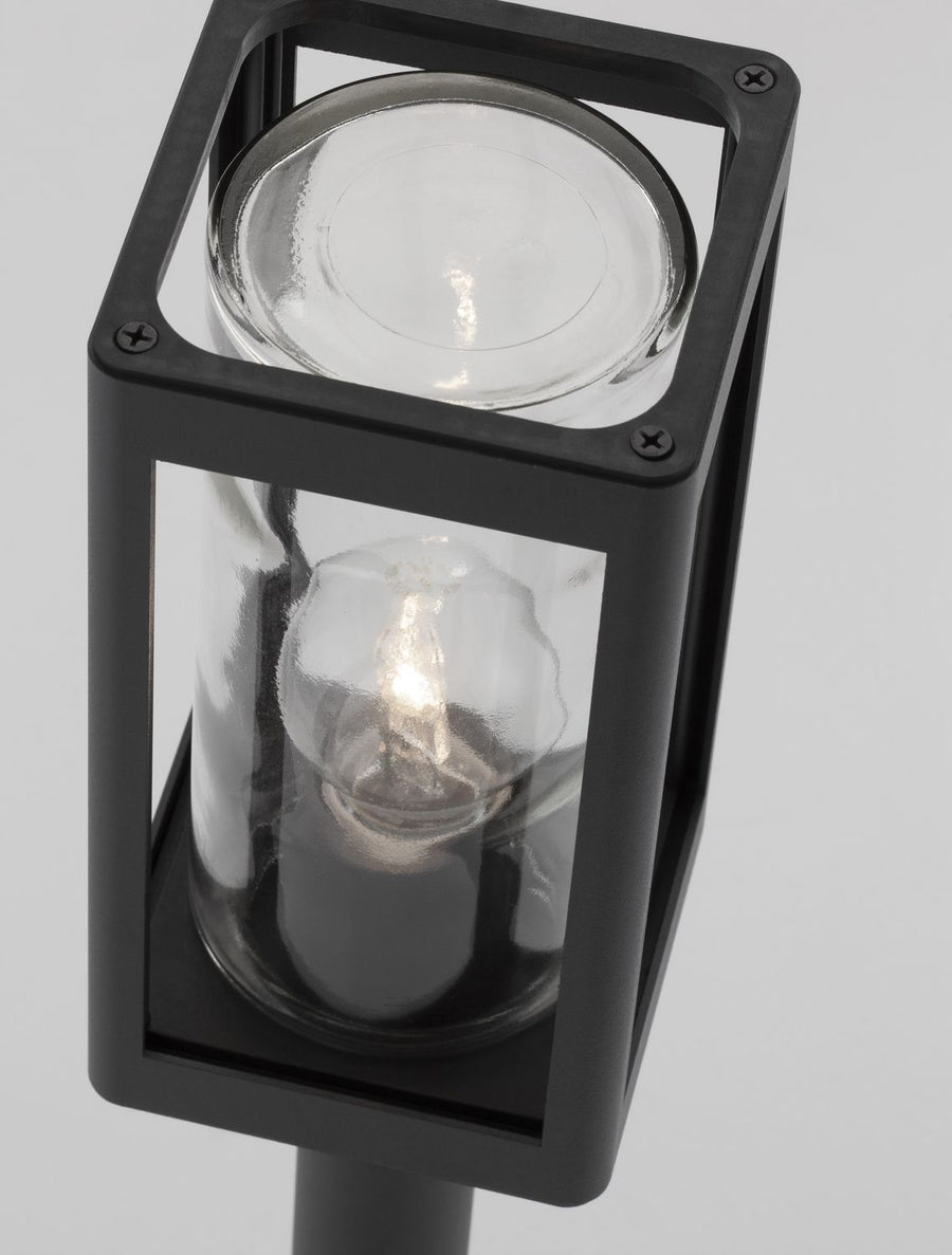Borne extérieure Figo grise, verre