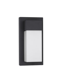 Applique extérieure Leto noire, H 29 cm (9060202)