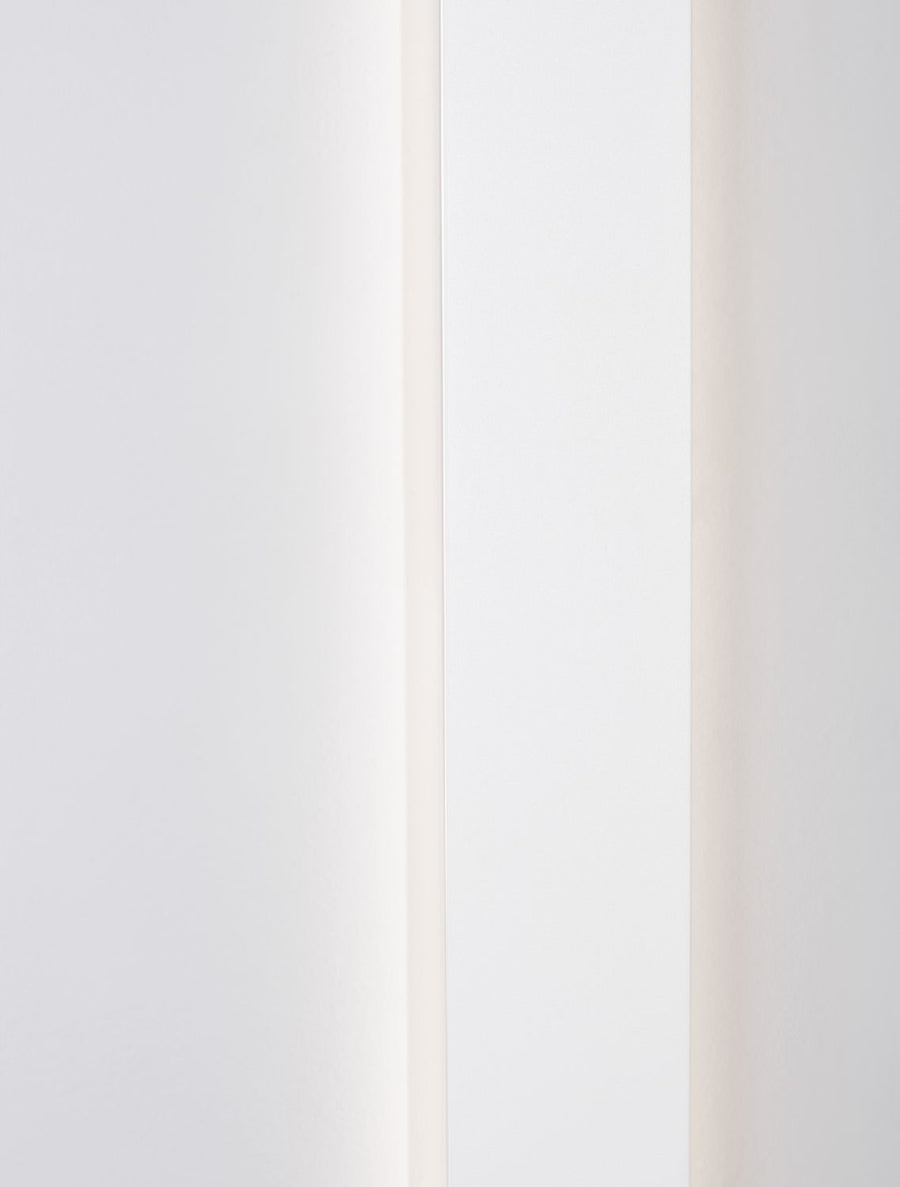 Applique murale Seline blanche, L 60 cm