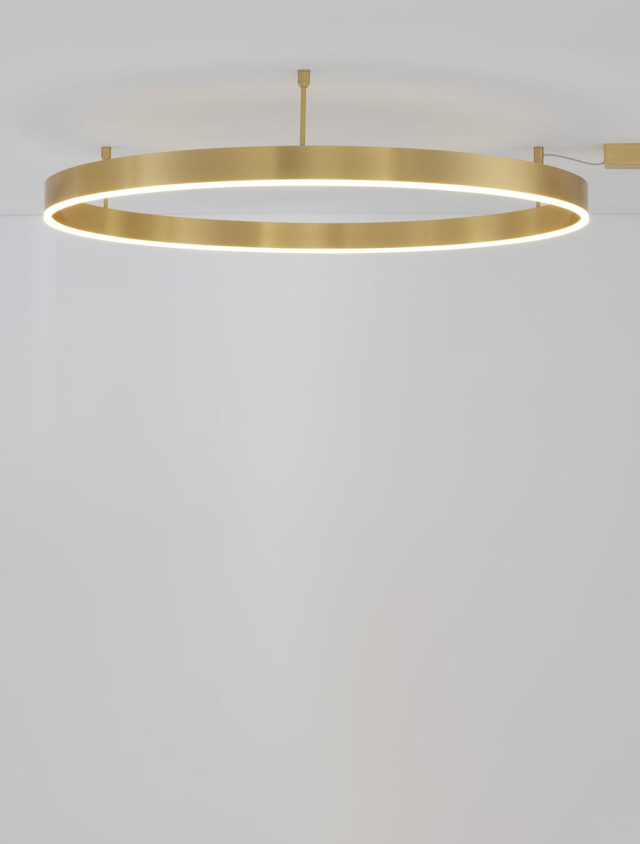 Plafonnier Motif bronze, L 100 cm