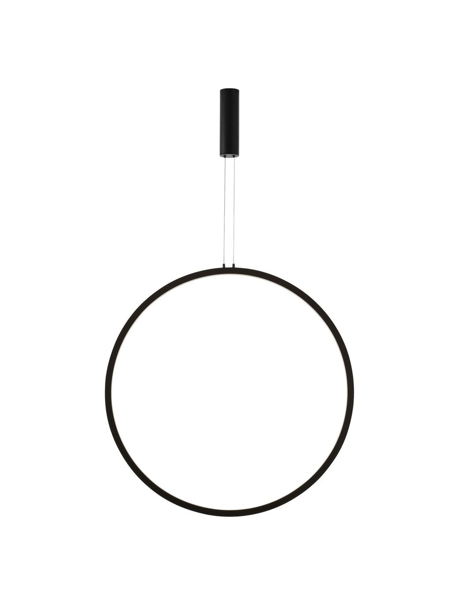 Suspension Change noire, H 200 cm
