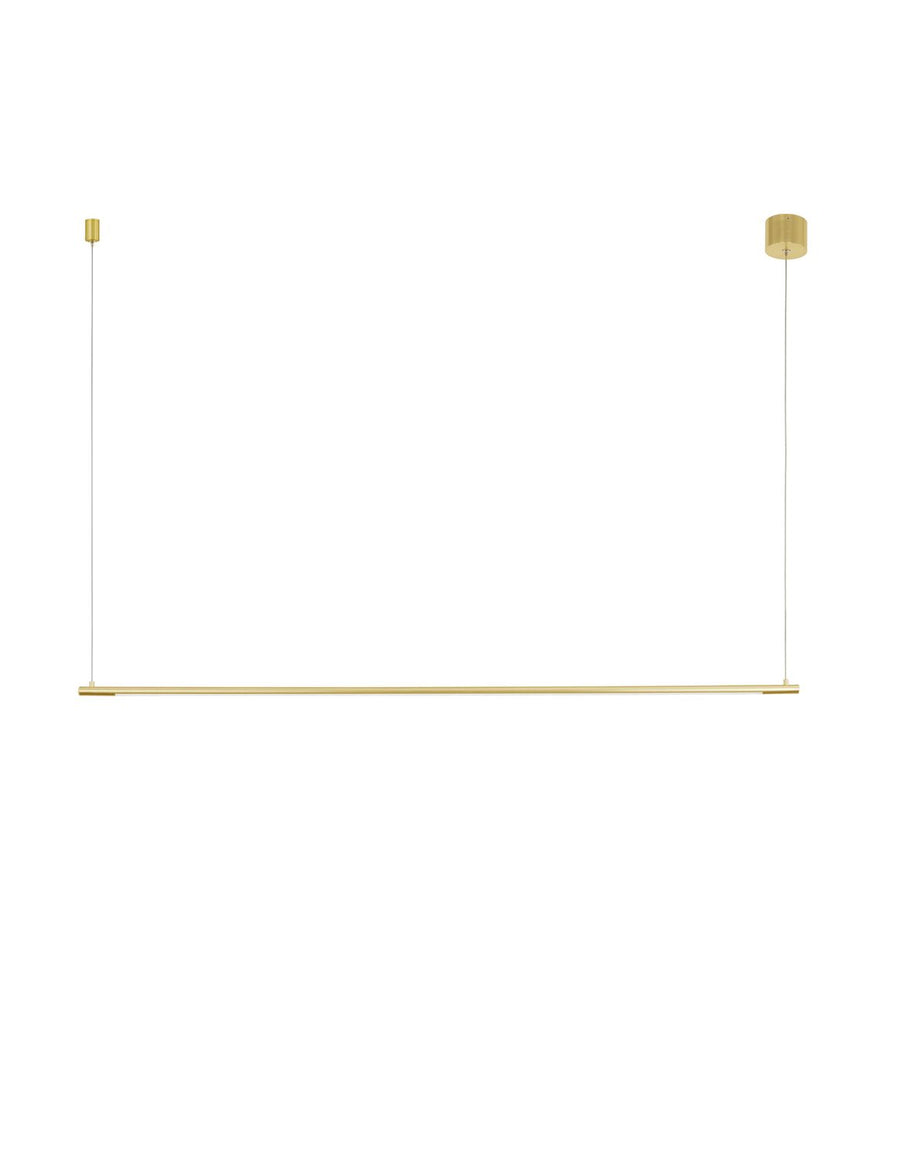 Suspension Elettra laiton, H 150 cm