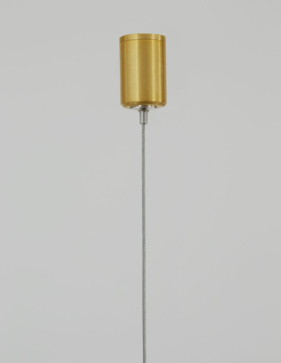 Suspension Elettra laiton, H 150 cm
