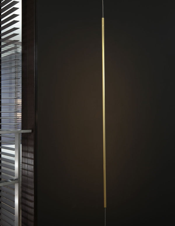 Suspension Elettra laiton, H 300 cm