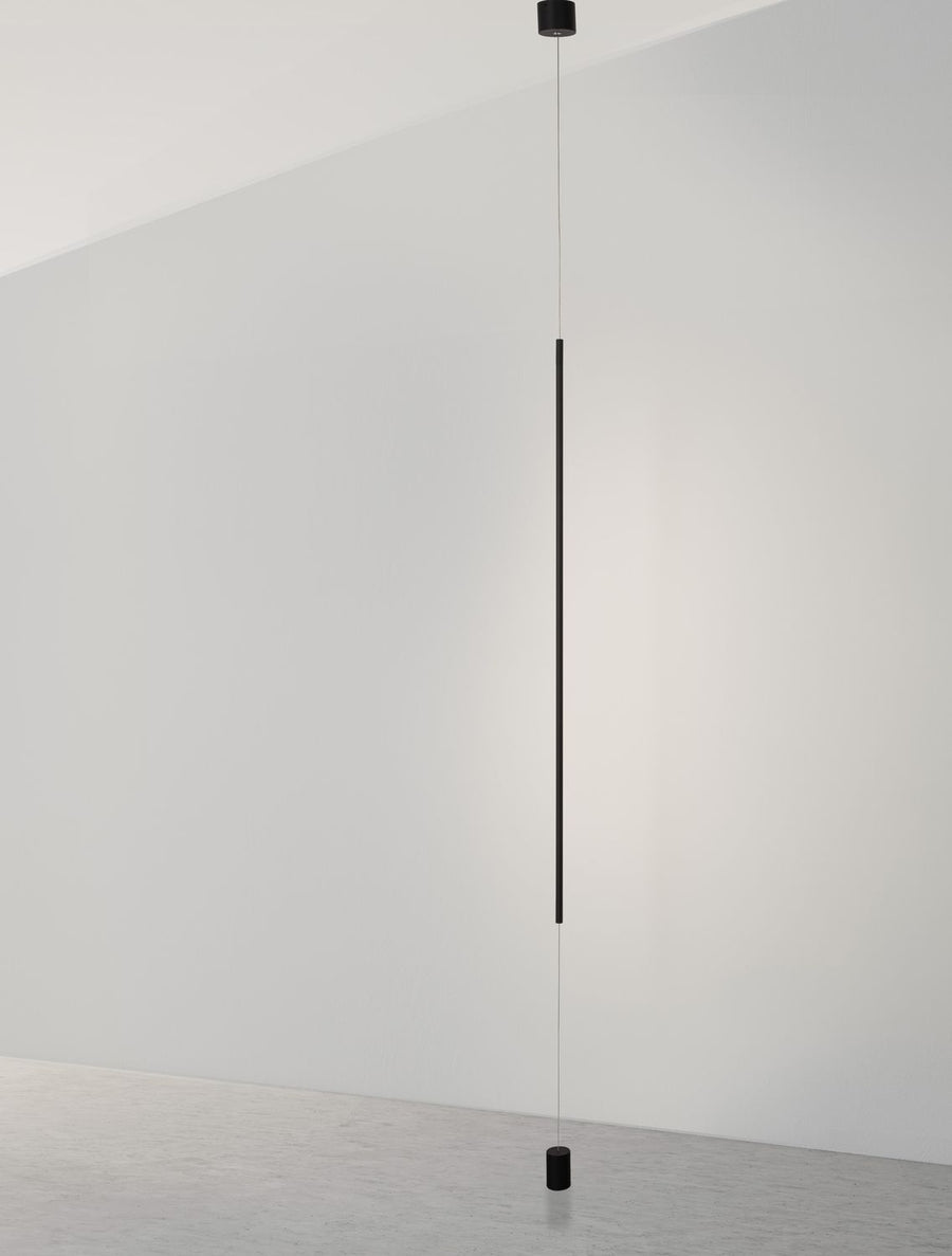 Suspension Elettra noire, H 300 cm (9088109)