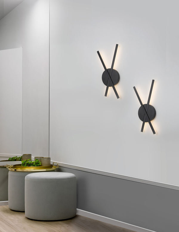 Applique murale Reslin noire