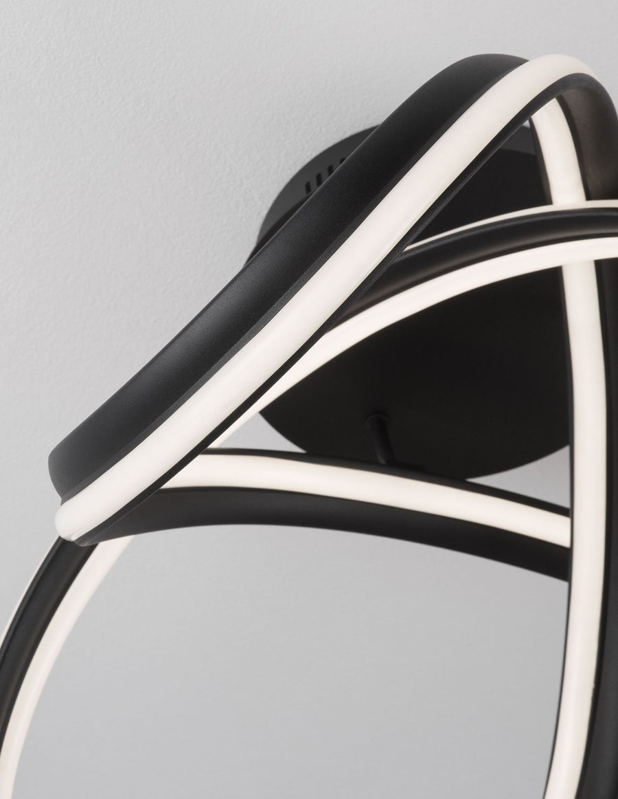Plafonnier Truno noir