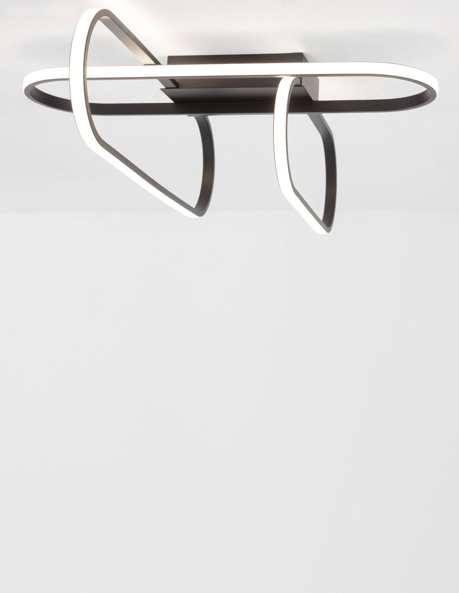 Plafonnier Arte doré, L 66,5 cm