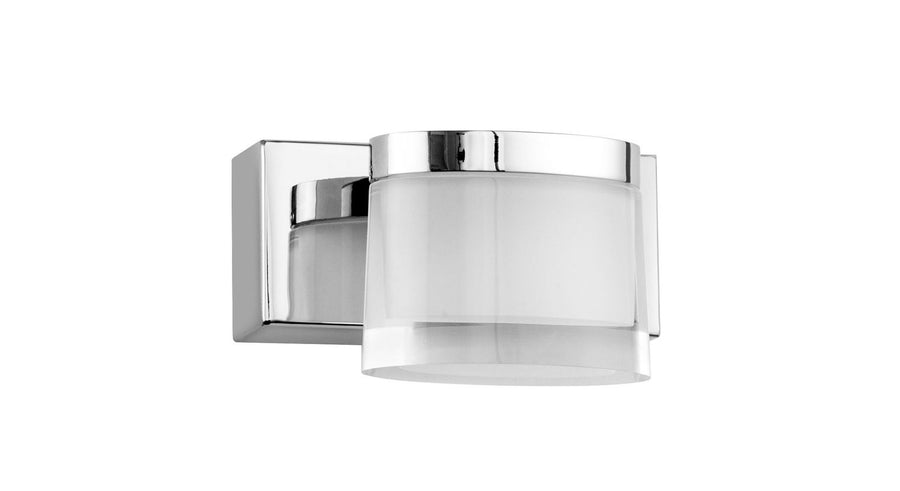 Applique murale Sabia chromée, L 12 cm