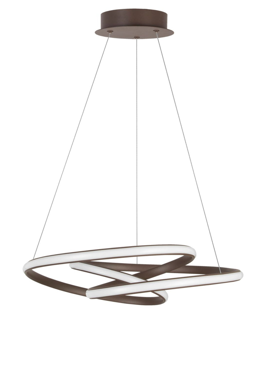 Suspension Menton marron