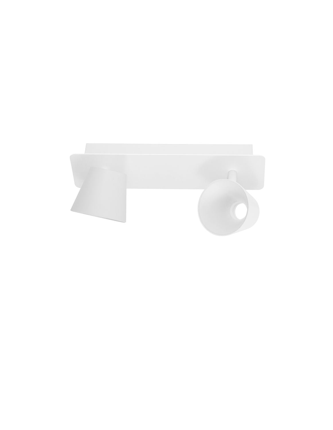 Plafonnier Biagio blanc, L 30 cm