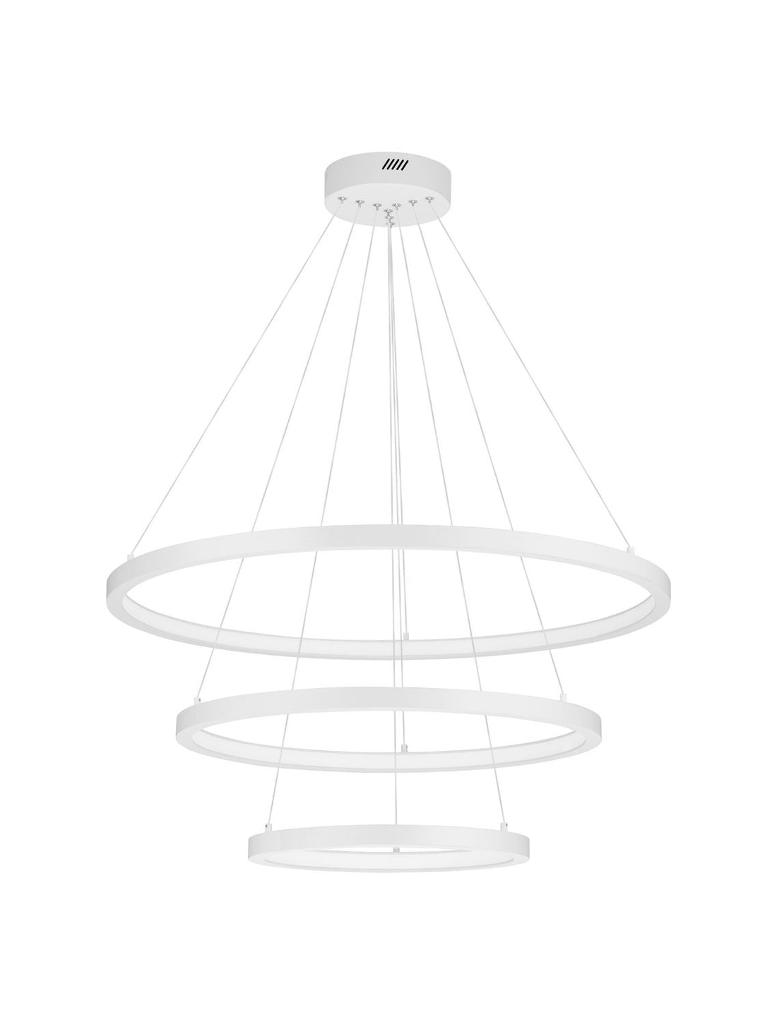Suspension Empatia blanche, verre