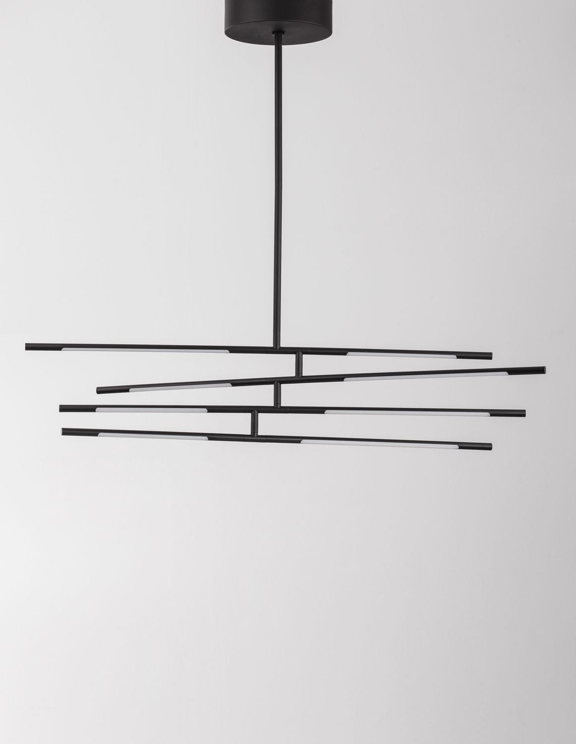Suspension Raccio noire, L 84 cm