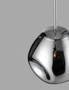 Suspension Lava chromée, verre (9190402)