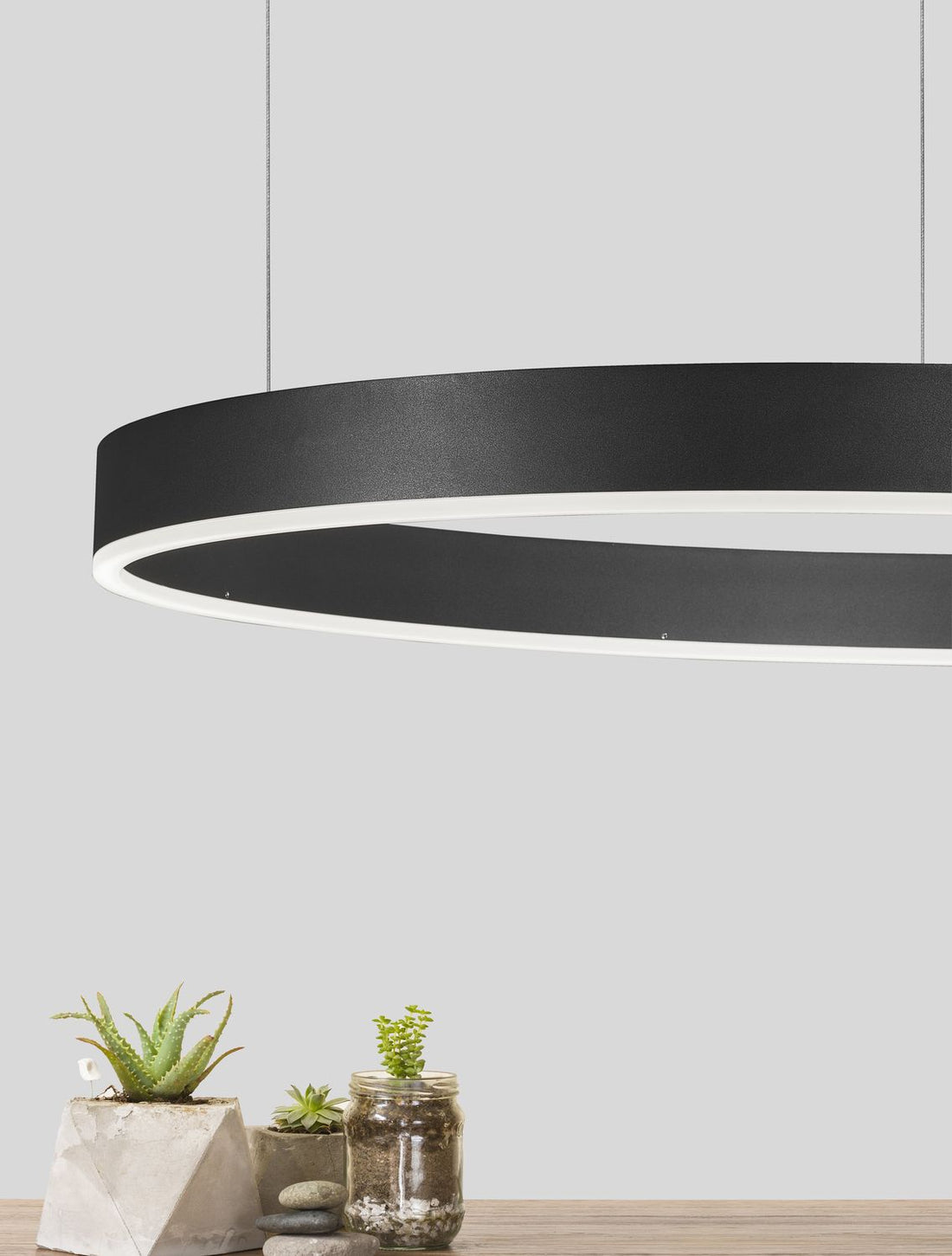 Suspension luminaire | Motif Noire H 200 cm