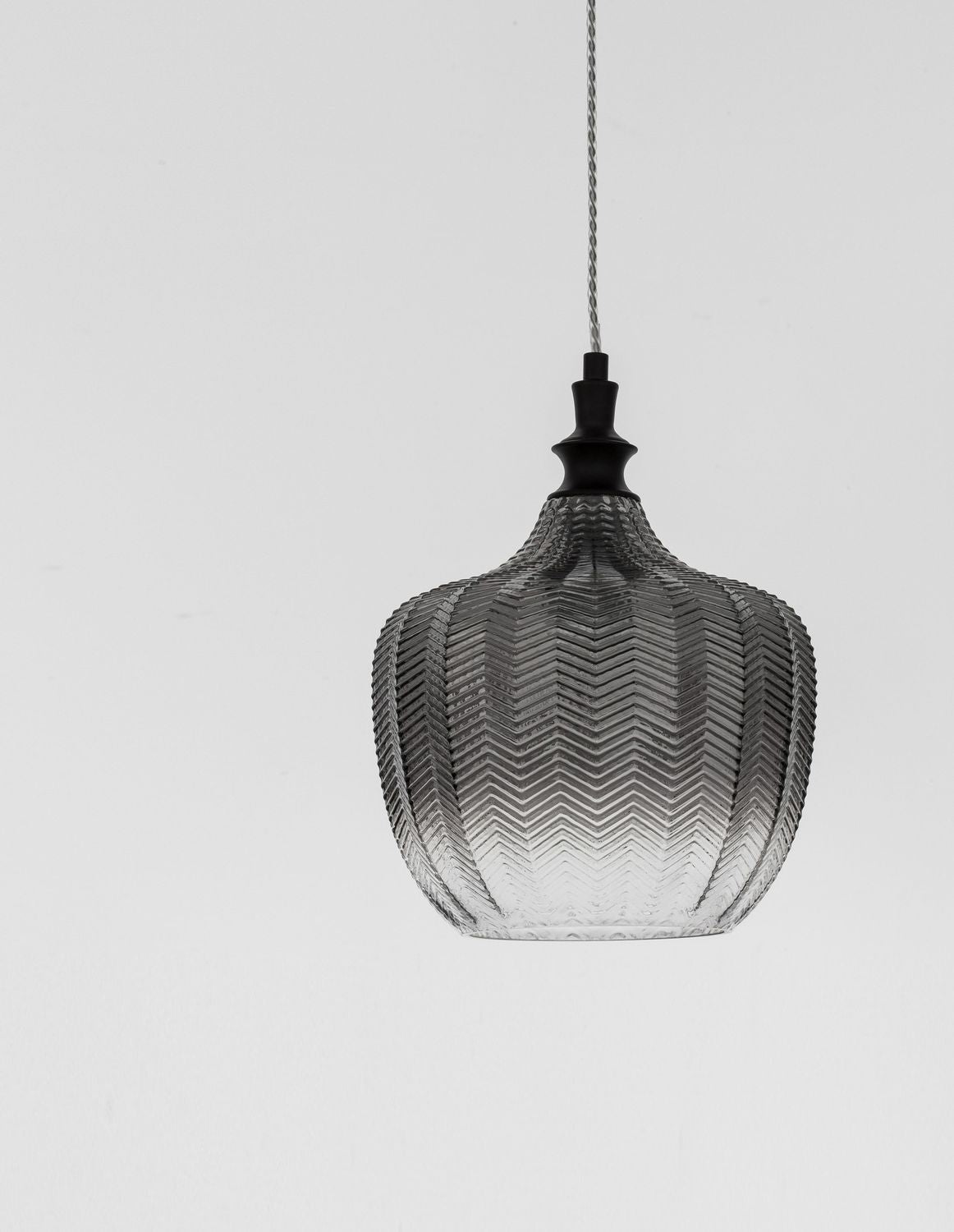 Suspension Loni noire, verre (9191242)
