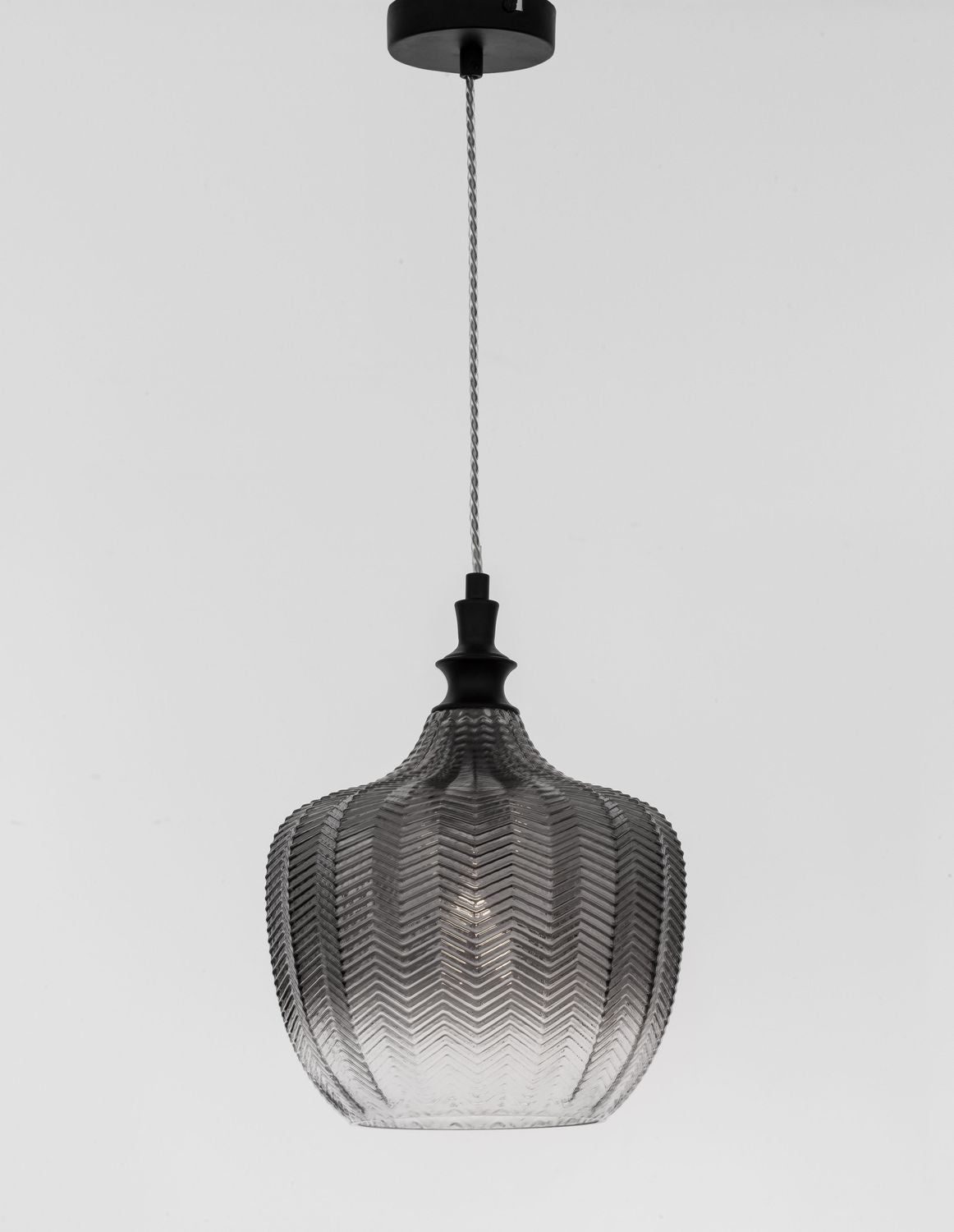 Suspension Loni noire, verre (9191242)