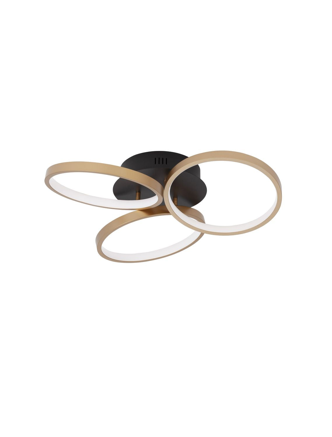 Plafonnier Elize noir, Ø 55 cm