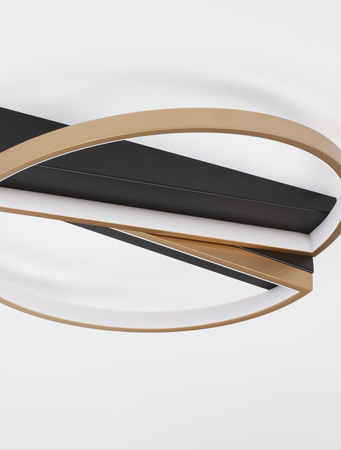 Plafonnier Elize noir, L 43,6 cm