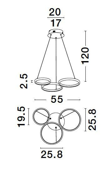 Suspension Magnus noire (9248115)