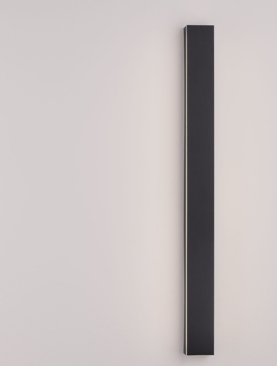 Applique murale Colby noire, H 60 cm