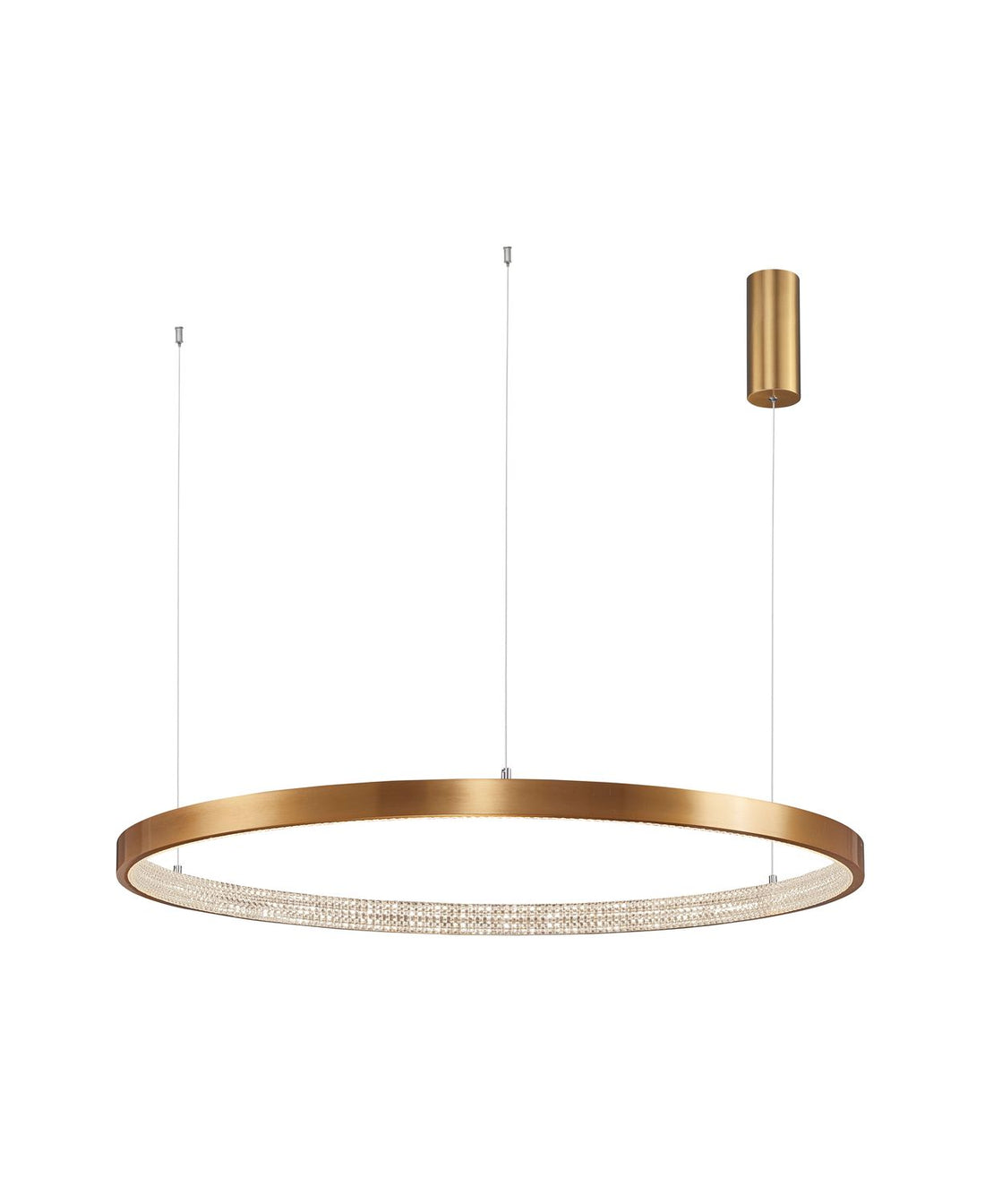 Suspension Preston dorée, H 120 cm (9285110)