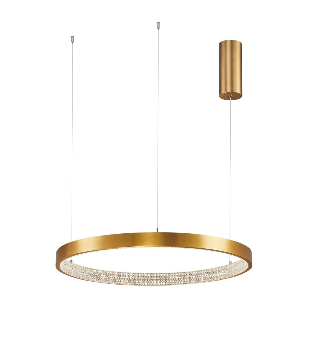 Suspension luminaire | Preston Dorée H 120 cm