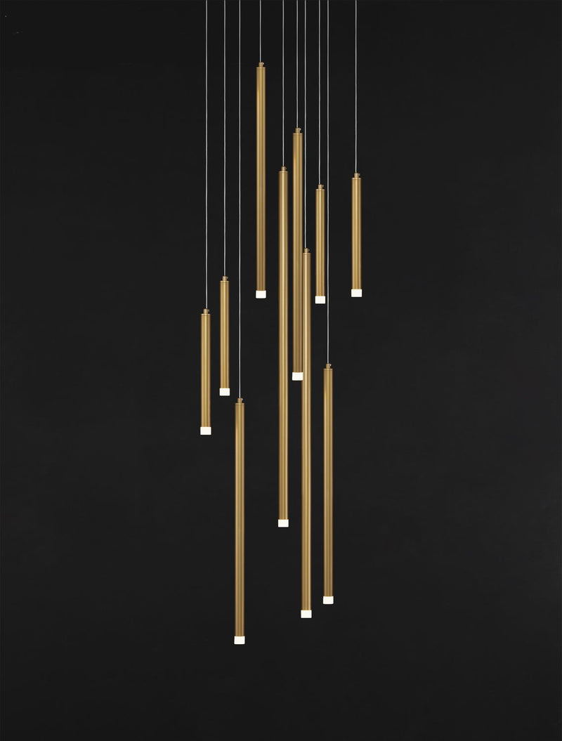 Suspension luminaire | Trimle Dorée H 220 cm