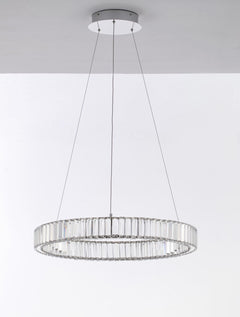 Suspension luminaire | Aurelia Chromée H 150 cm