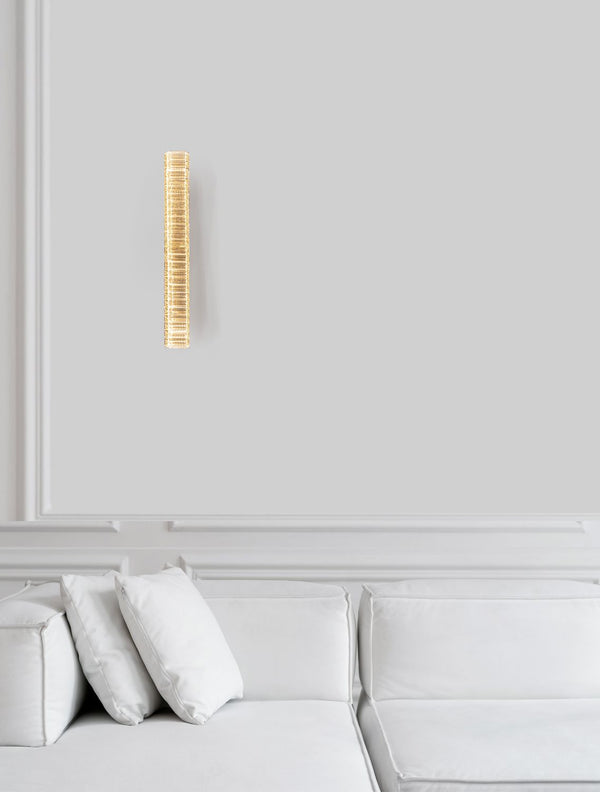 Applique murale Aurelia dorée, cristal (9333074)