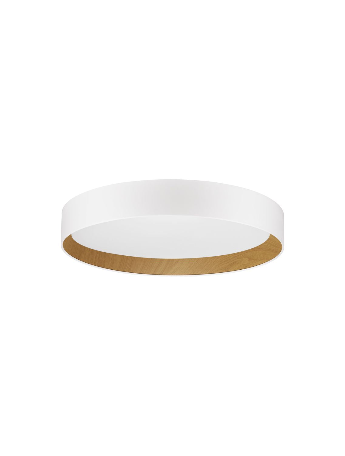 Plafonnier Stake blanc, bois, Ø 60 cm