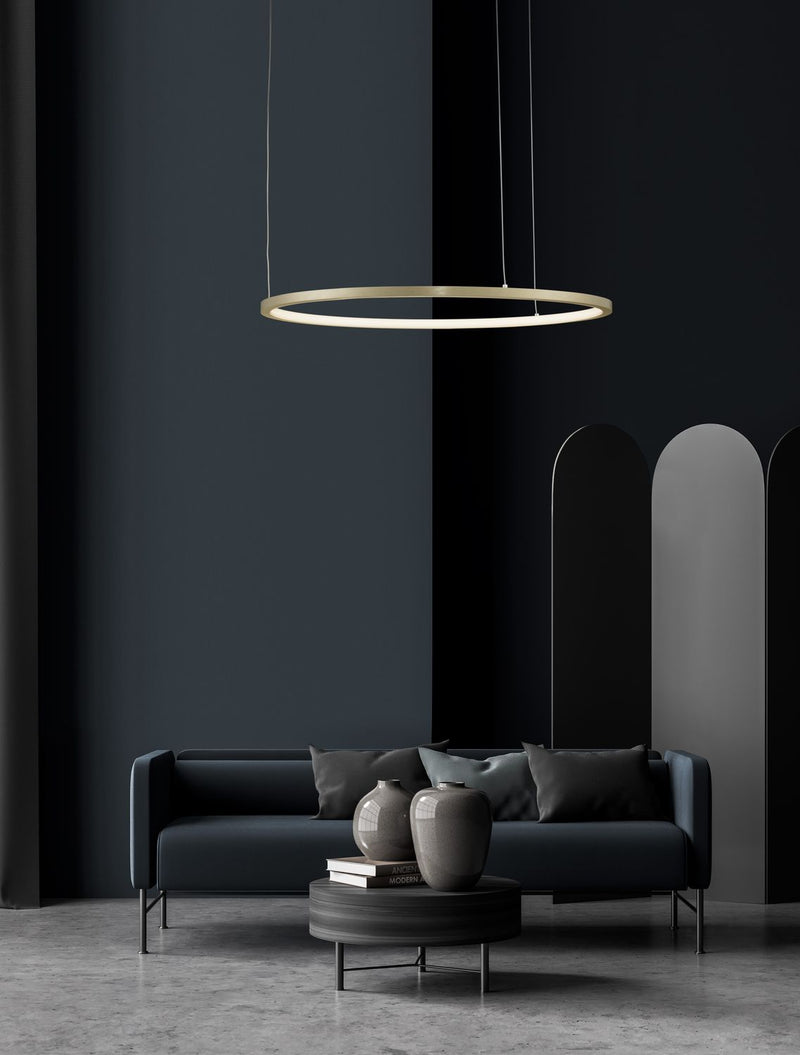 Suspension luminaire | Tarquin Laiton