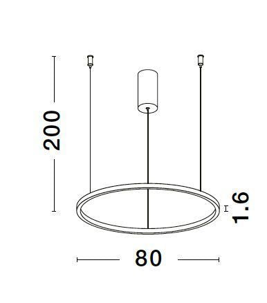 Suspension Tarquin laiton (9345606)