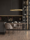 Suspension luminaire | Elowen Dorée H 200 cm