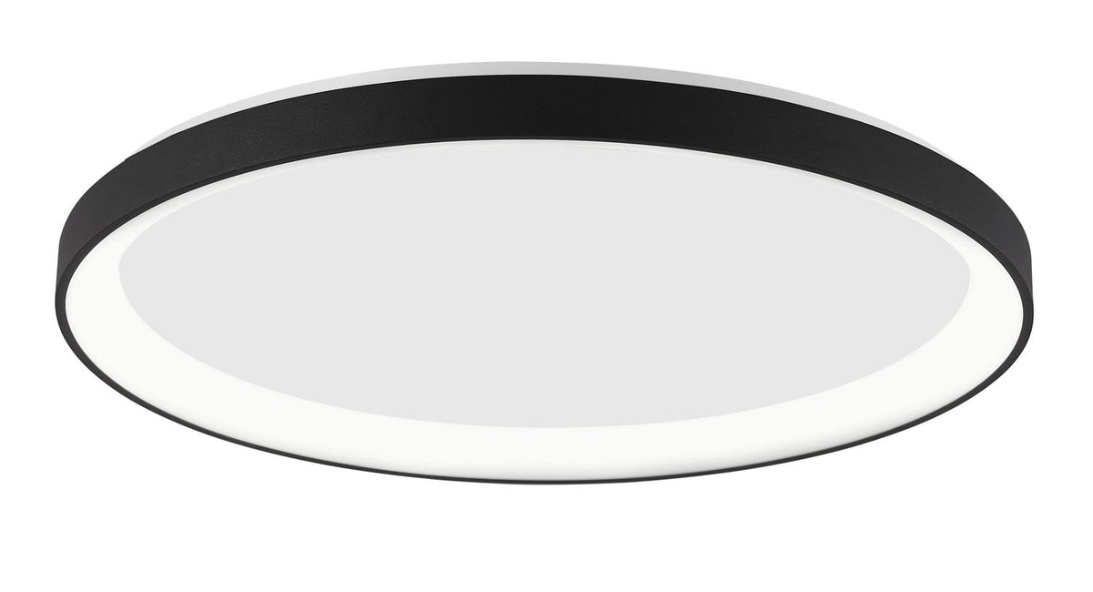 Plafonnier Pertino noir, Ø 38 cm (9345681)