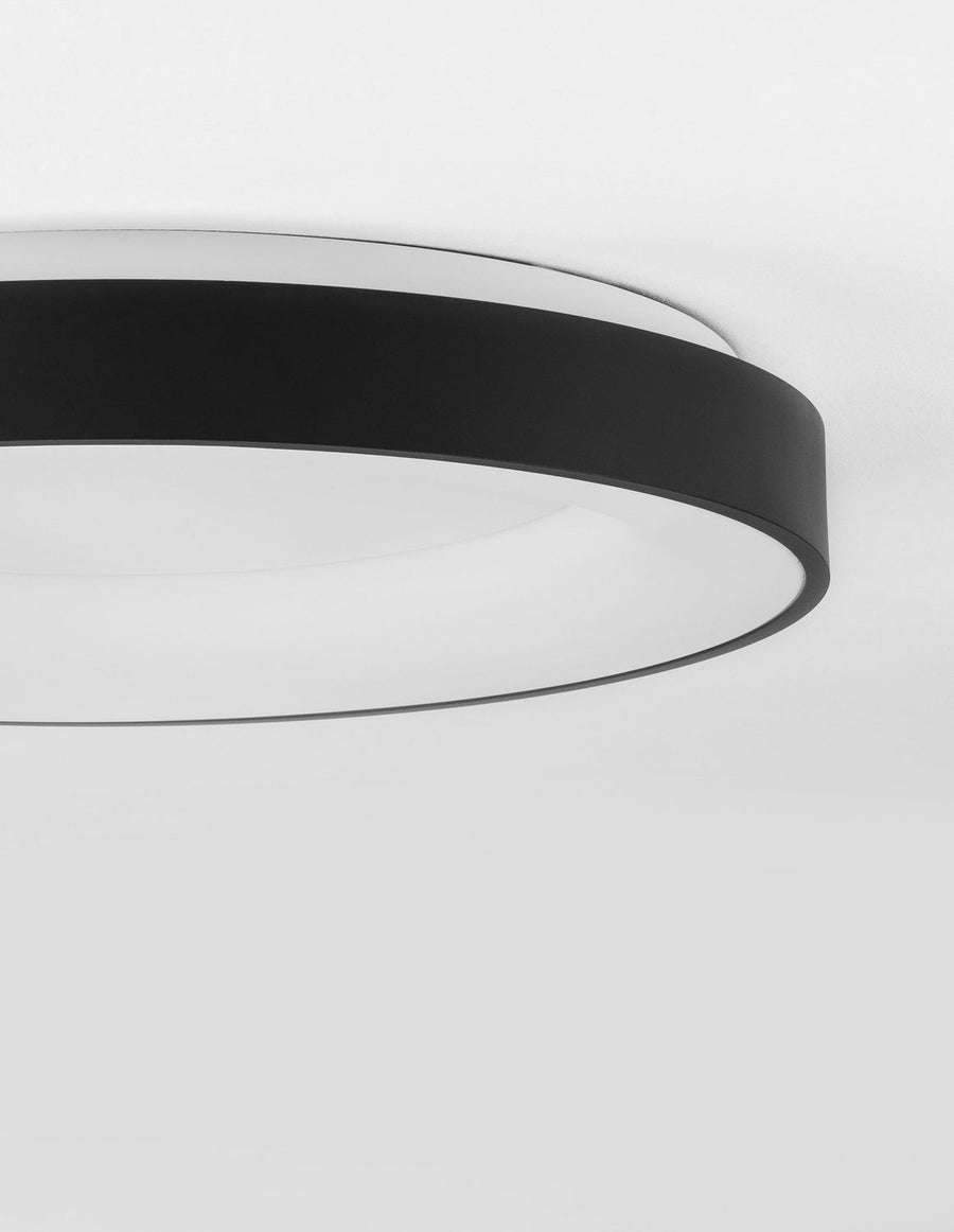 Plafonnier Rando Thin noir, Ø 60 cm (9353853)