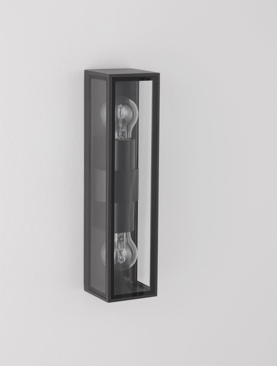 Applique extérieure Regina anthracite, verre