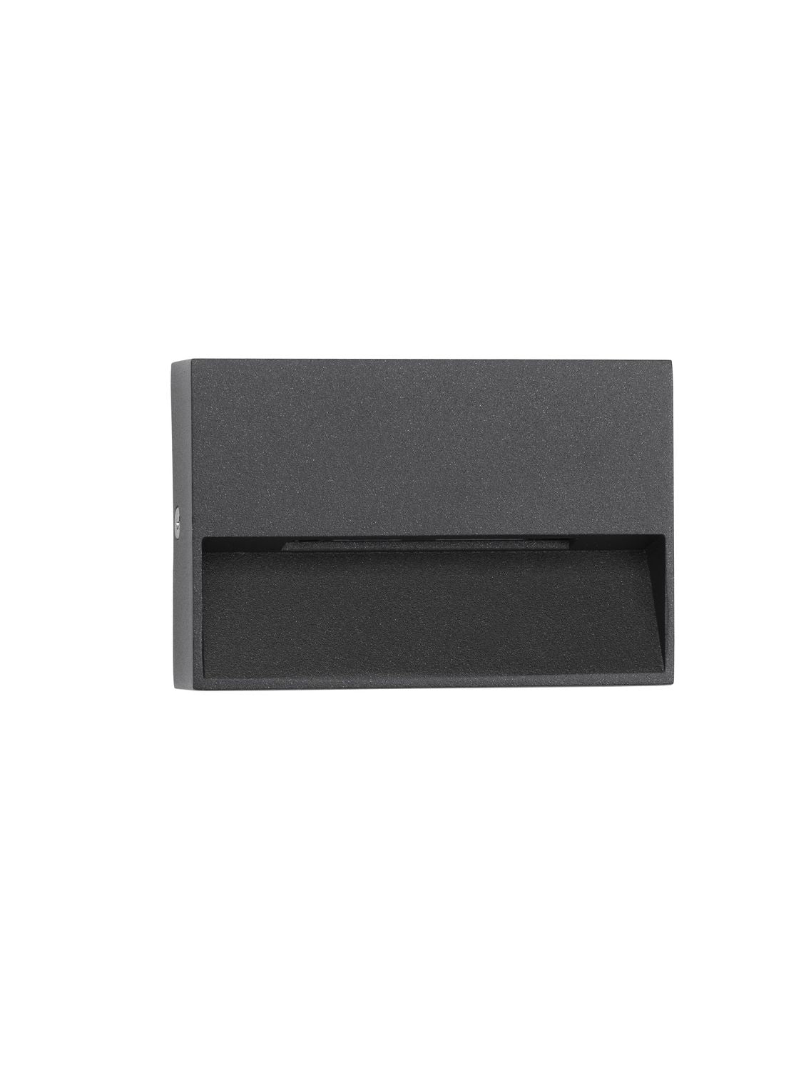 Produit seul sur fond blanc, face avant rectangulaire anthracite avec fente lumineuse basse.