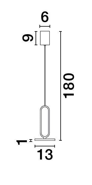 Suspension GEA noire (9501207)